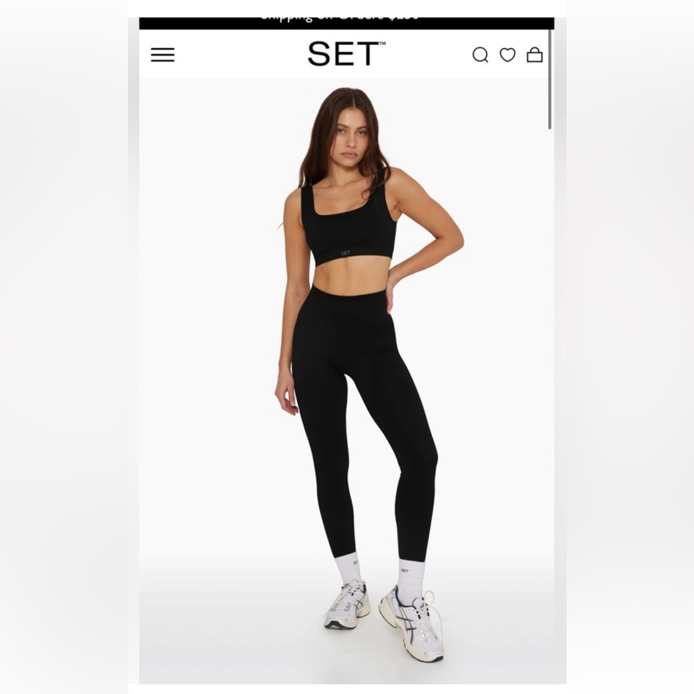 Set Active Sculptflex leggings and sports bra in onyx